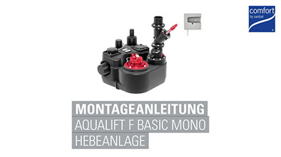 Montageanleitung Aqualift F Basic Mono